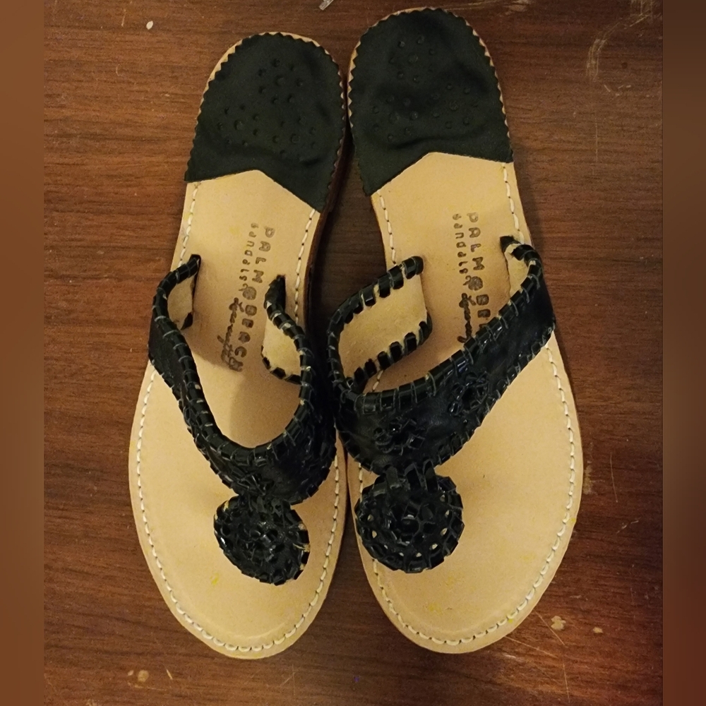 Palm Beach black sandals - Women's size 9